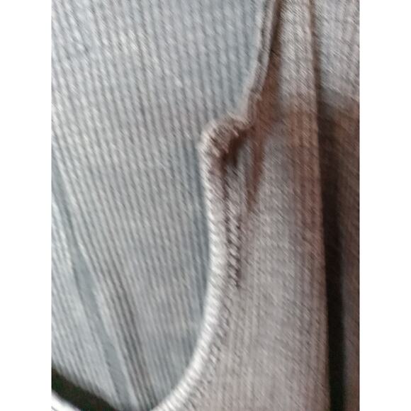 WE THE FREE (Size L) Dark Gray Shirt Slouchy Dolman Long Sleeve Waffle Knit Top - Picture 3 of 8